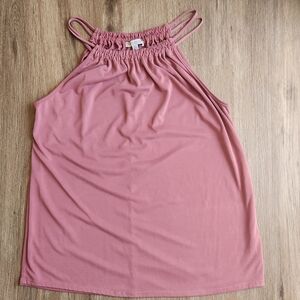 Green Envelope Halter Tank Top